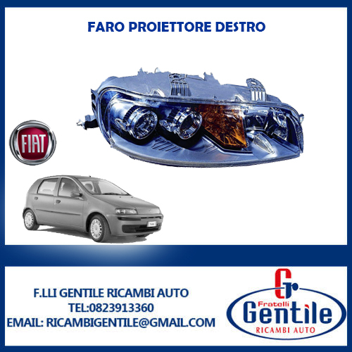 Fiat punto 188 headlight - punto,